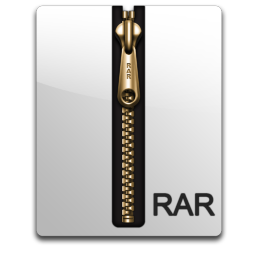 Rar Gold Icon 256x256 png